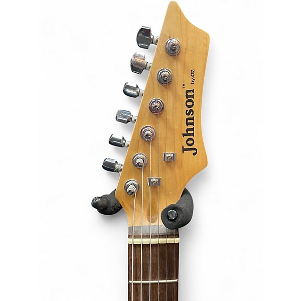 Used Johnson Double Cut 3 Color Sunburst Solid Body Electric Guitar