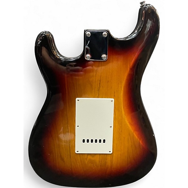 Used Johnson Double Cut 3 Color Sunburst Solid Body Electric Guitar