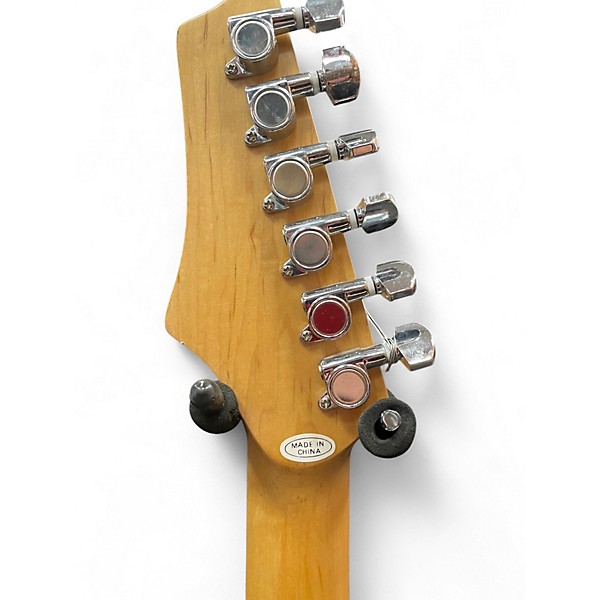 Used Johnson Double Cut 3 Color Sunburst Solid Body Electric Guitar