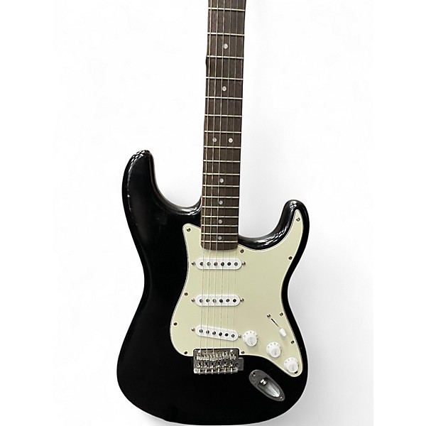 Used Squier Bullet Stratocaster Black Solid Body Electric Guitar