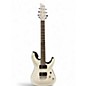 Used Schecter diamond series Translucent white Solid Body Electric Guitar thumbnail