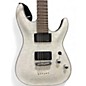 Used Schecter diamond series Translucent white Solid Body Electric Guitar