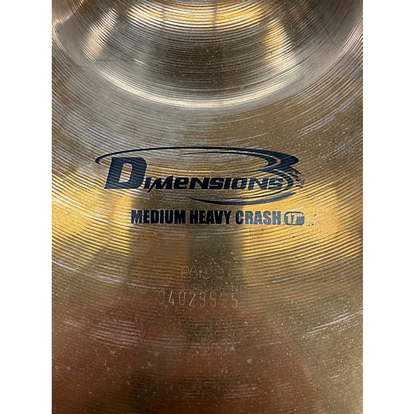 Used Paiste 17in REFLECTOR MEDIUM HEAVY CRASH Cymbal