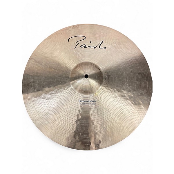 Used Paiste 18in DIMENSIONS MEDIUM THIN CRASH Cymbal