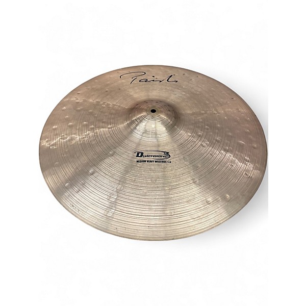 Used Paiste 22in DIMENSIONS MEDIUM HEAVY WILD RIDE Cymbal