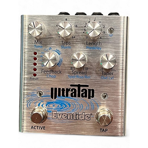 Used Eventide Ultra Tap Delay Reverb Effect Pedal