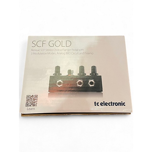 Used TC Electronic SCF Chorus Flanger Effect Pedal