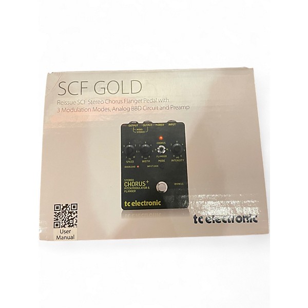 Used TC Electronic SCF Chorus Flanger Effect Pedal