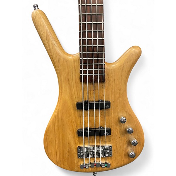 Used Warwick Corvette 5 String Natural Electric Bass Guitar