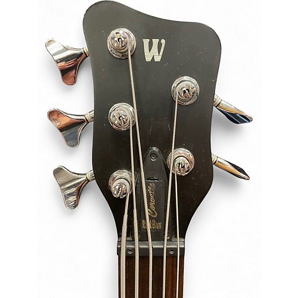 Used Warwick Corvette 5 String Natural Electric Bass Guitar