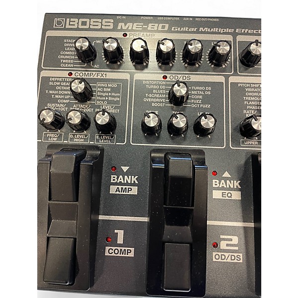 Used BOSS ME80 Guitar Multi Effect Processor | Guitar Center