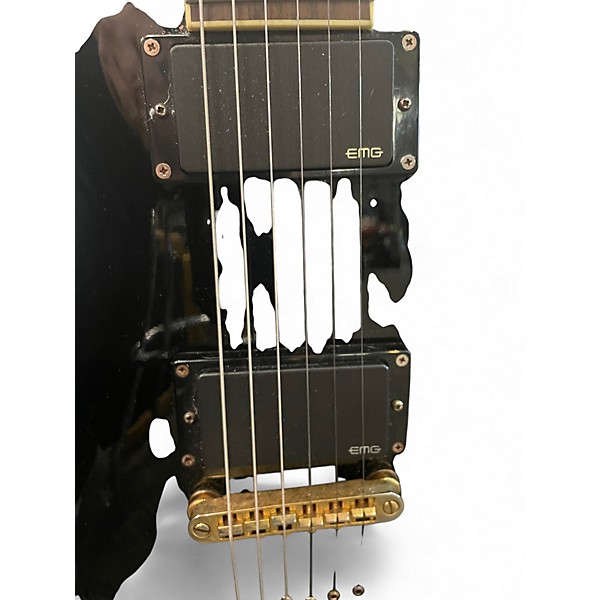 Used Schecter Guitar Research Hellraiser Special Solo 6 Black Solid Body Electric Guitar