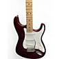 Used 2007 Fender Standard Stratocaster Maroon Solid Body Electric Guitar