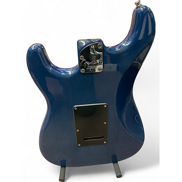 Used Fender American Deluxe Ash Stratocaster BAD BOY BLUE Solid Body Electric Guitar