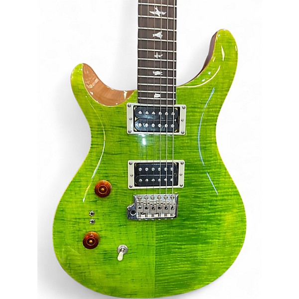 Used PRS SE Custom 22 Semi-Hollowbody Green Hollow Body Electric Guitar