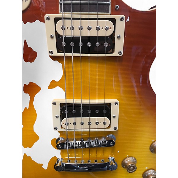 Used Vintage V-100  Iced Tea Solid Body Electric Guitar