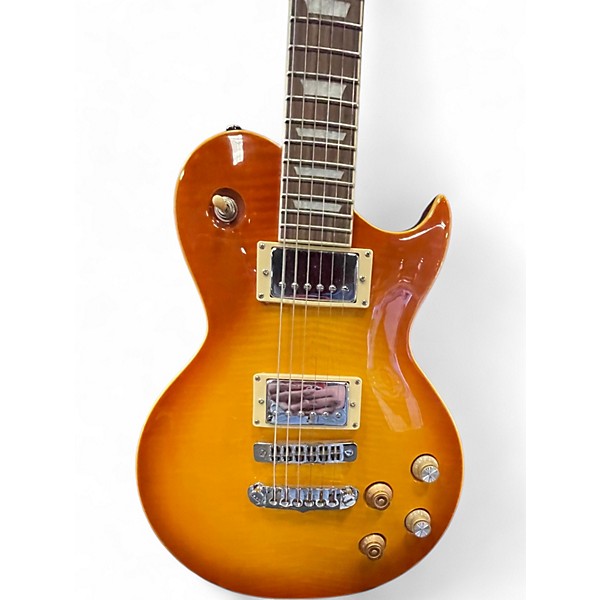 Used Aria Pro Ii PE SERIES HONEY BURST Solid Body Electric Guitar