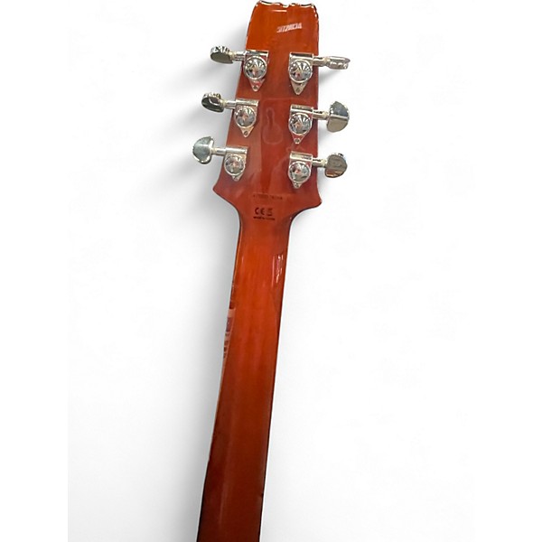 Used Aria Pro Ii PE SERIES HONEY BURST Solid Body Electric Guitar