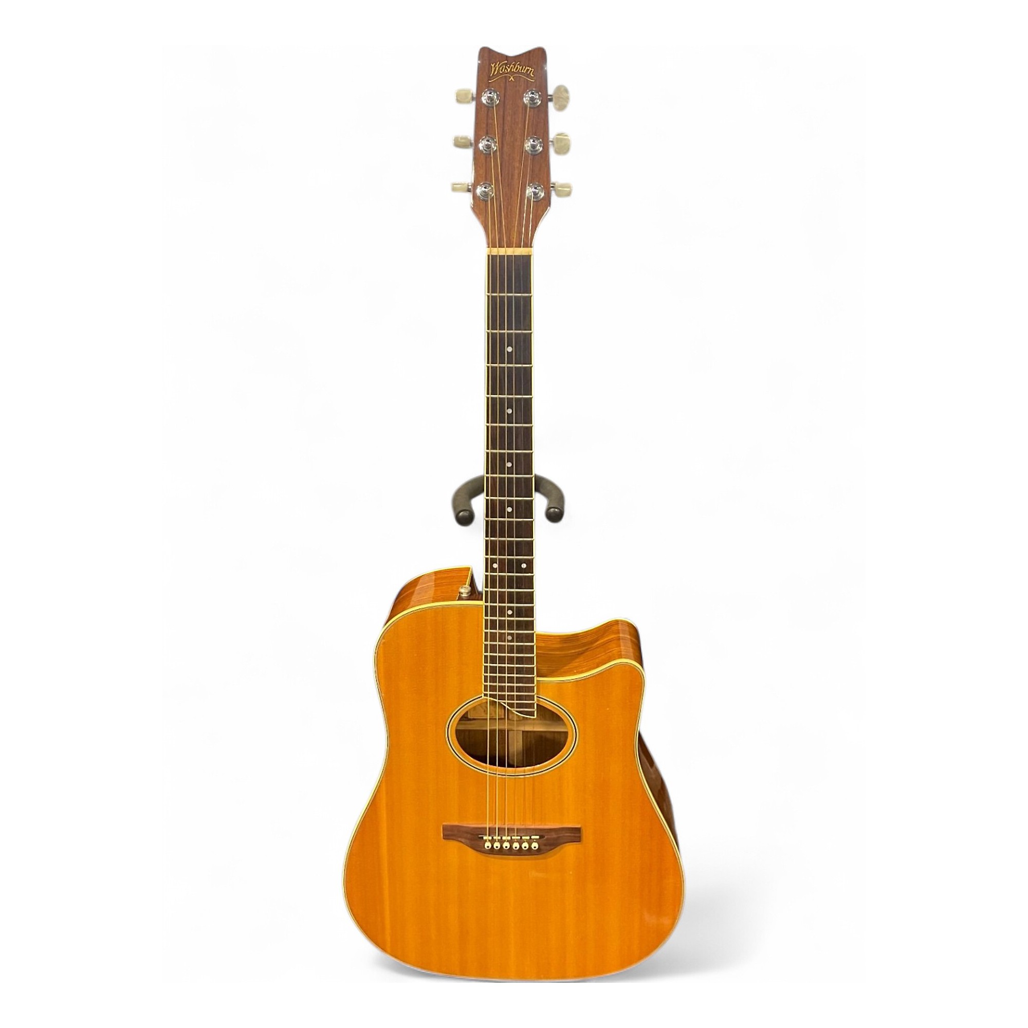 【BASSman】Washburn DC60E Used Washburn DC60E Natural Acoustic Electric Guitar Natural