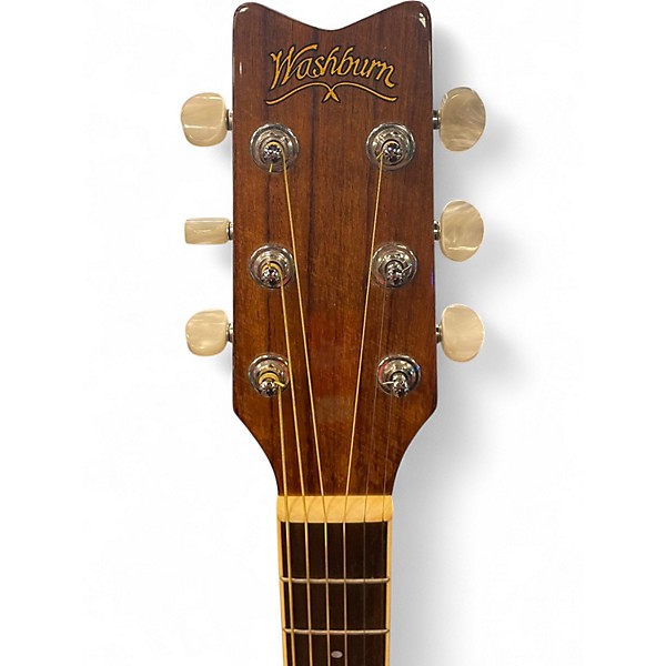 Used Washburn DC60E Natural Acoustic Electric Guitar