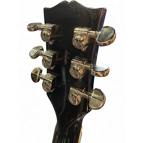 Used Gibson Les Paul Classic Black Solid Body Electric Guitar