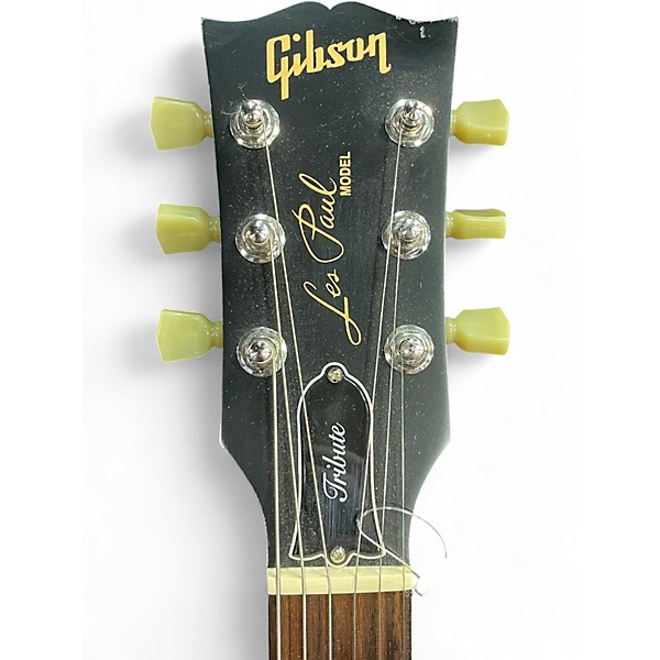 Used 2018 Gibson Les Paul Tribute Lemonburst Solid Body Electric Guitar