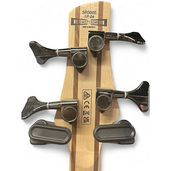 Used Ibanez SR300E Midnight Grey Burst Electric Bass Guitar