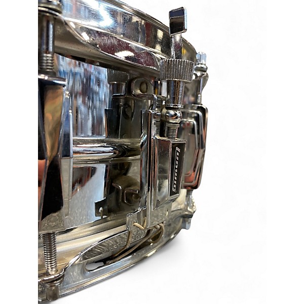 Used Ludwig 14X5 Supraphonic Snare Silver Drum