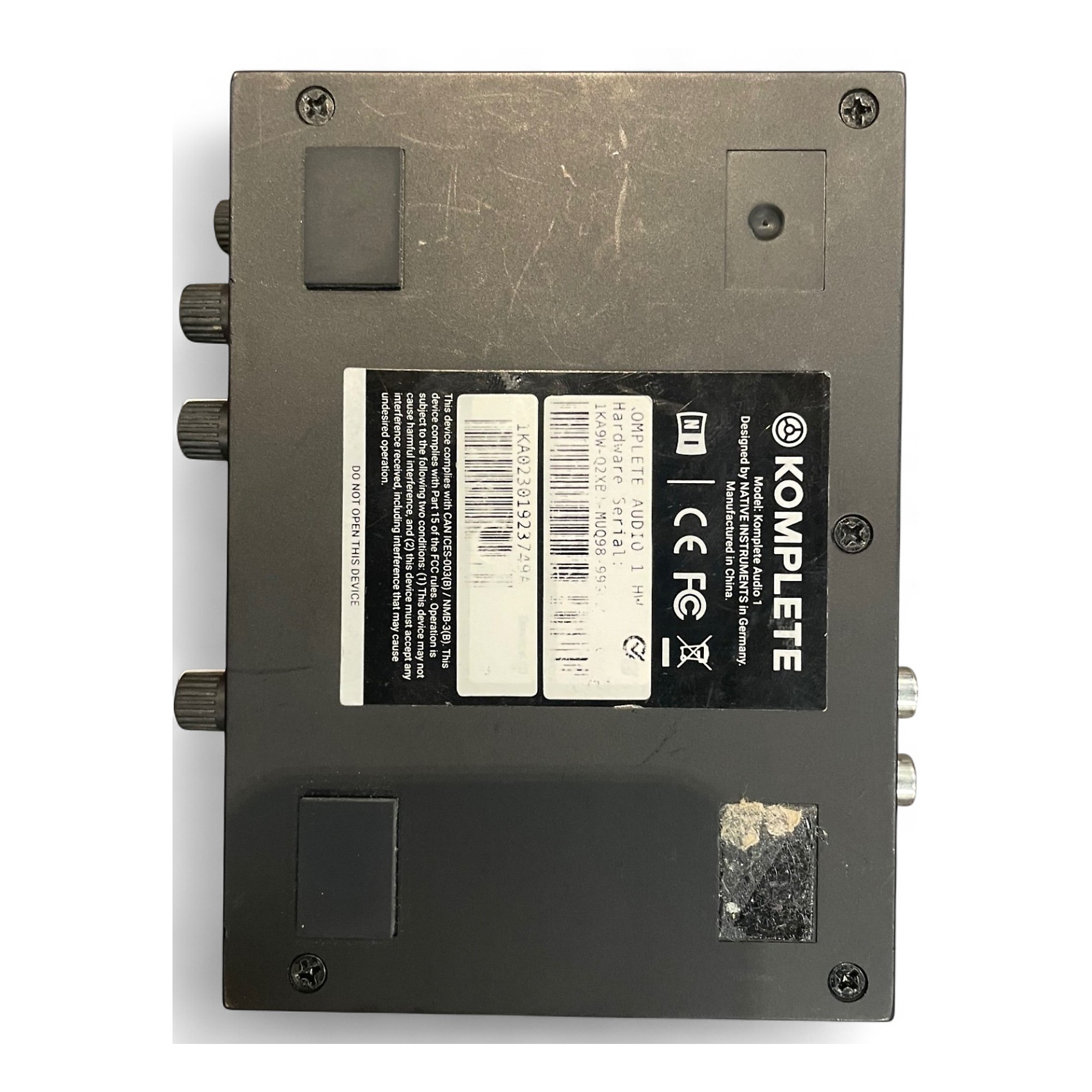 【中古美品】Native Instruments Komplete Audio1 中古美品】Native Instruments Komplete Audio1 NATIVE