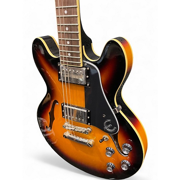 Used Epiphone ws339 3 Color Sunburst Hollow Body Electric Guitar