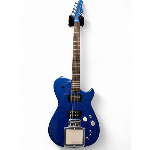 Used Manson Guitars MBM-2 BBE Matt Bellamy Sustainiac and XY MIDI Pad Metallic Bluebell Solid Body Electric Guitar