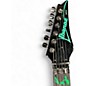 Vintage 1989 Ibanez JEM777V Black Solid Body Electric Guitar