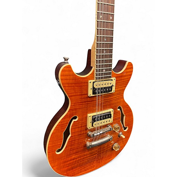 Used Dean Boca 12 Amber Solid Body Electric Guitar