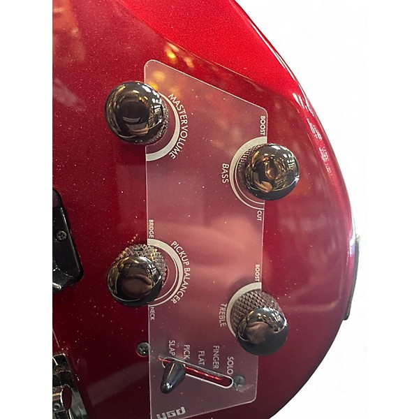 Used Yamaha TRBX304 Metallic Red Electric Bass Guitar