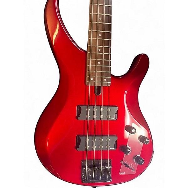 Used Yamaha TRBX304 Metallic Red Electric Bass Guitar