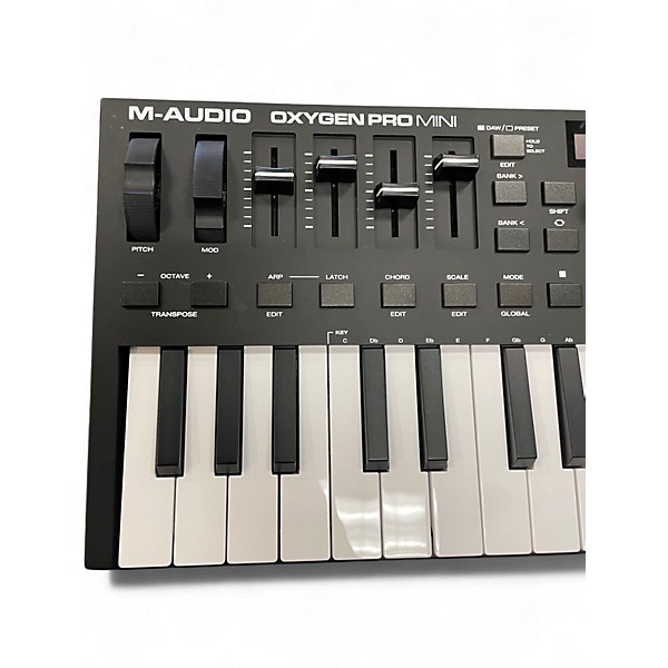 Used M-Audio Oxygen Pro Mini MIDI Controller