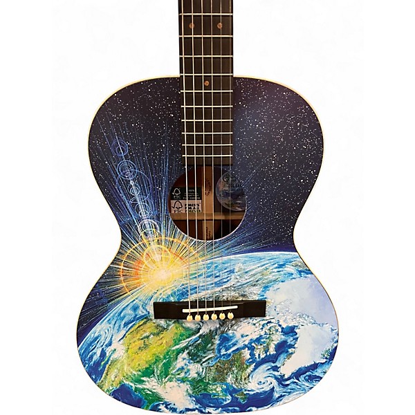 Used Martin 00L Earth Custom Graphic Acoustic Guitar