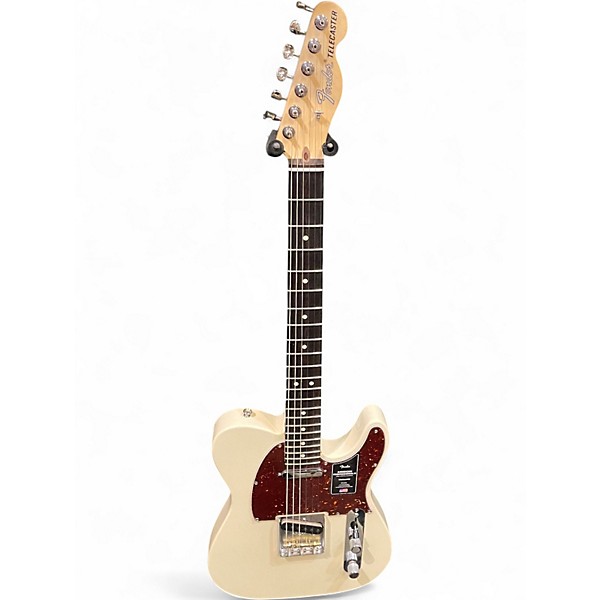 Used Fender 2024 American Pro II Telecaster Olympic White Solid Body Electric Guitar