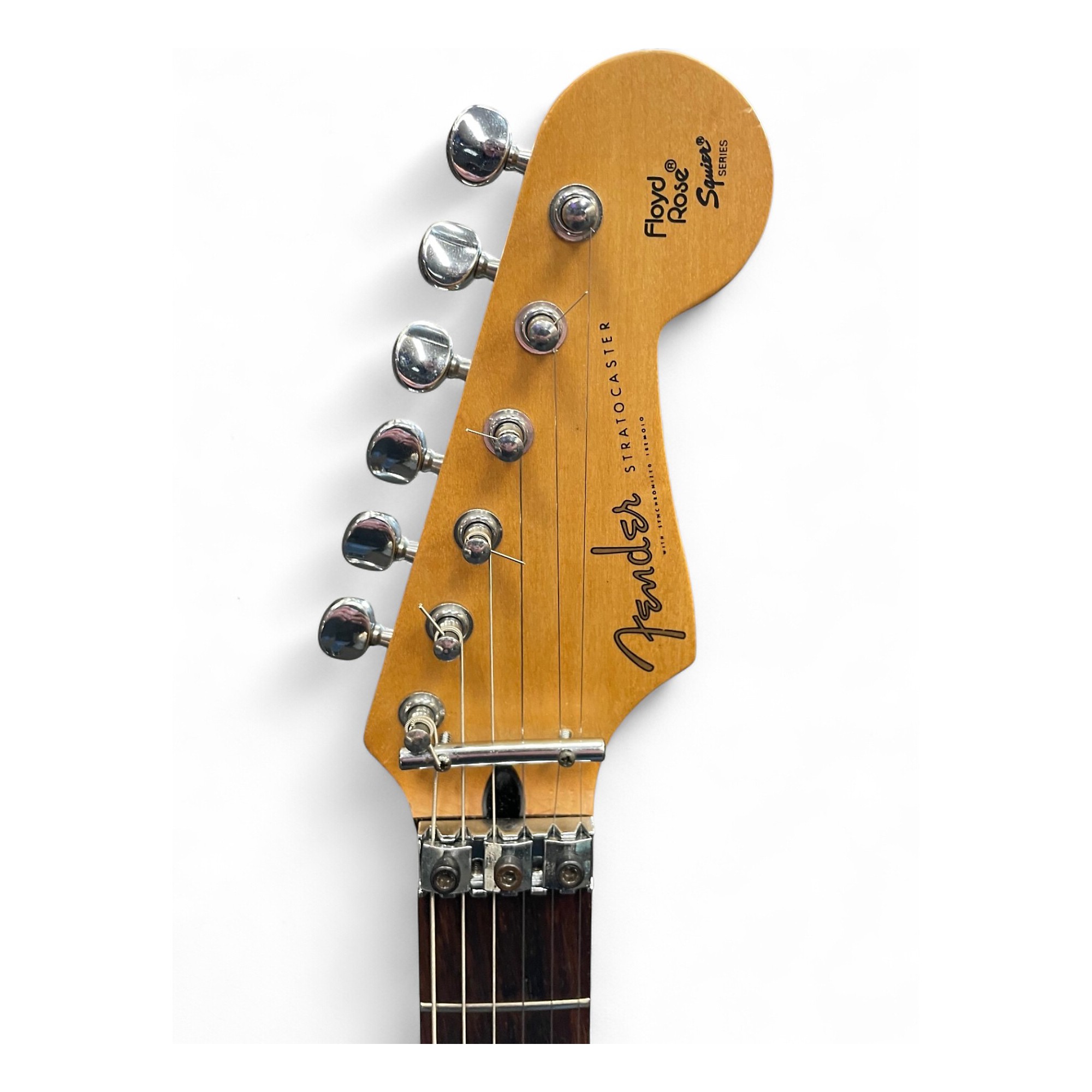 【希少】Fender Stratocaster Squier Series Vintage 1994 Fender Squier Series HSS Stratocaster with Floyd Blue