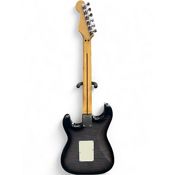 Vintage 1994 Fender Squier Series HSS Stratocaster with Floyd Blue Fotoflame Solid Body Electric Guitar