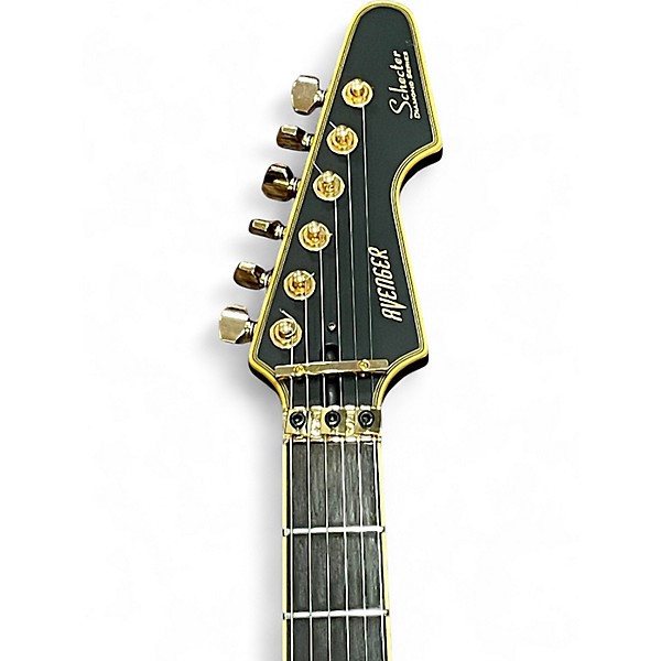 Used Schecter Guitar Research avenger atx prototype Black Solid Body Electric Guitar