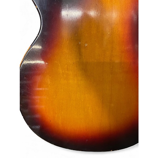 Vintage 1960s Premier Marvel Multivox 2 Color Sunburst Electric Guitar
