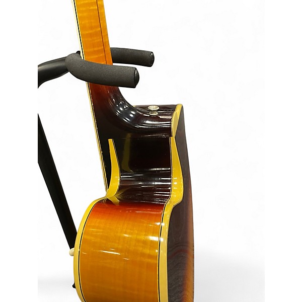 Vintage 1969 Gibson Super 400 Sunburst Hollow Body Electric Guitar