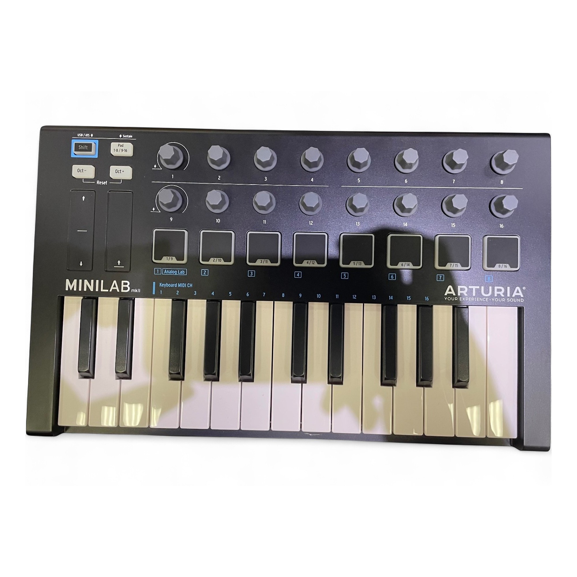 ARTURIA MINILAB MK2 MIDIキーボード Used Arturia Minilab MKII MIDI Controller | Guitar Center