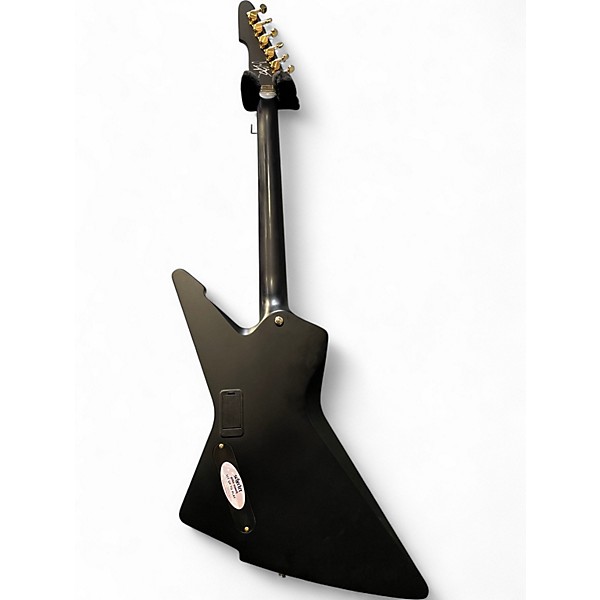Used Schecter Guitar Research E1 Cesar Soto Signature Satin Black Solid Body Electric Guitar