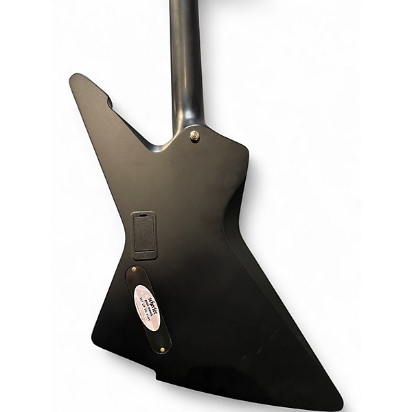 Used Schecter Guitar Research E1 Cesar Soto Signature Satin Black Solid Body Electric Guitar