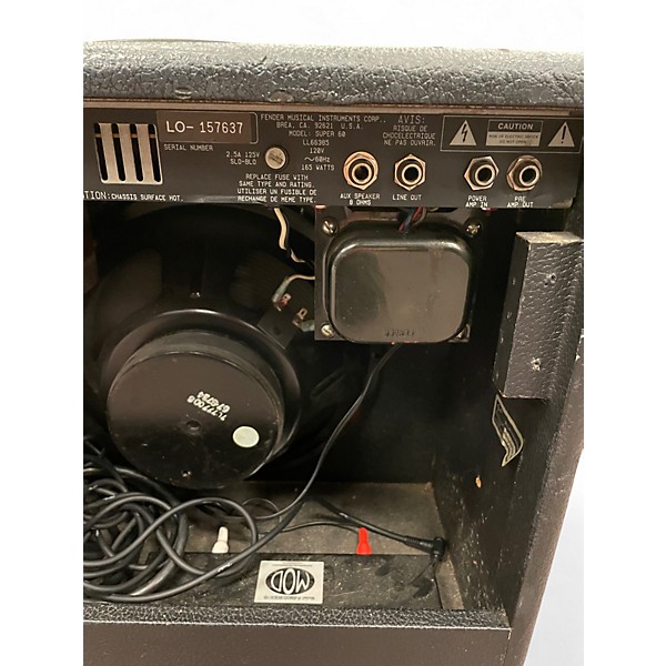 Used Fender super 60 Tube Guitar Combo Amp