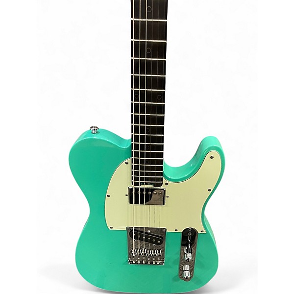 Used Schecter Guitar Research PT Nick Johnston Signature Atomic Green Solid Body Electric Guitar