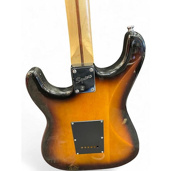 Used Squier Standard Stratocaster 2 Color Sunburst Solid Body Electric Guitar