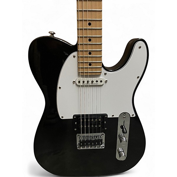 Used Squier Vintage Modified Telecaster Custom Black Solid Body Electric Guitar